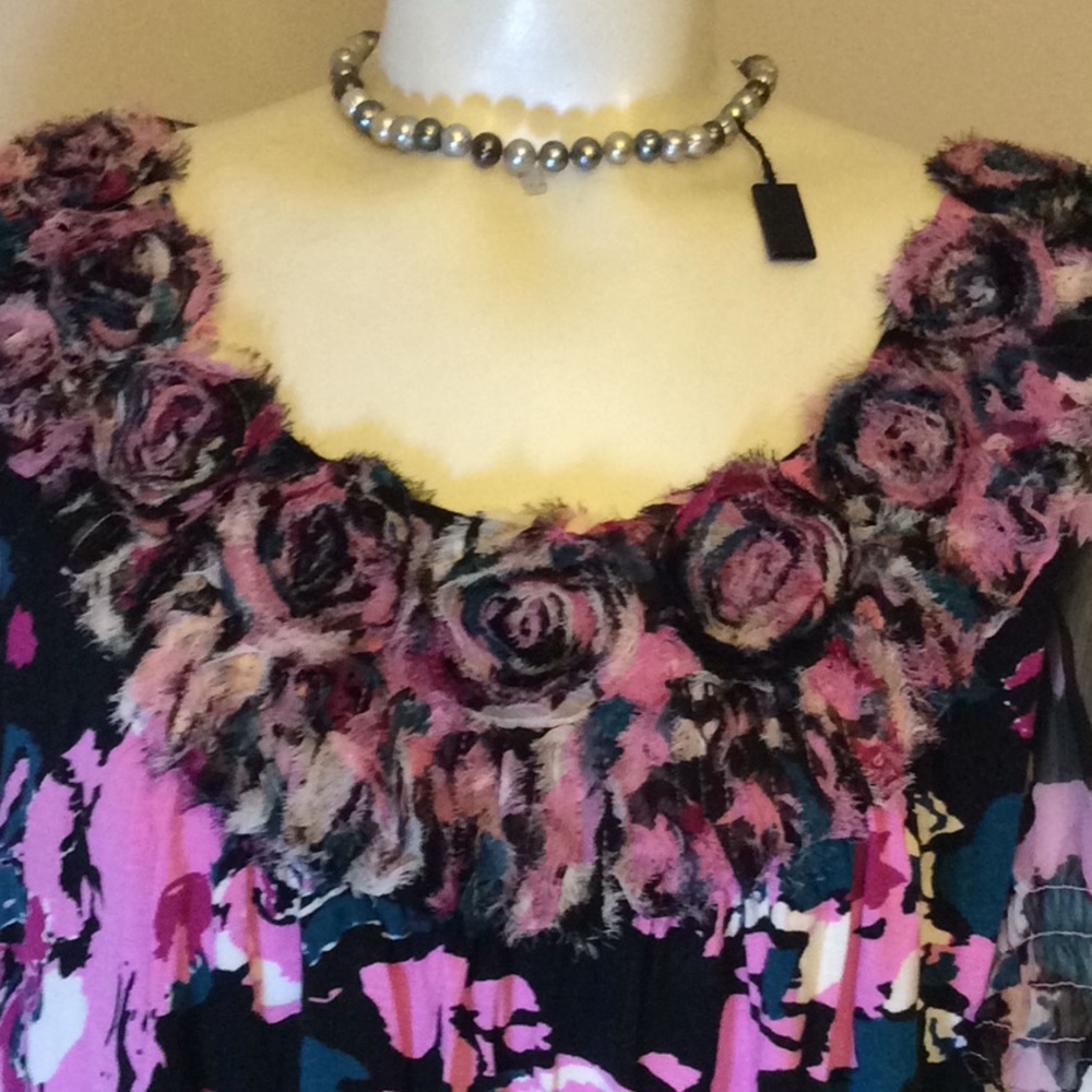 MUTI COLORED TOP - Picture 2 of 4